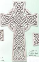 8" CELTIC KNOT WALL CROSS